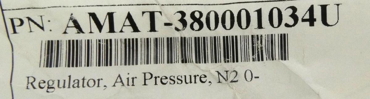 Used Veriflo 42500197 Air Pressure Regulator N2 0- 95930W3PFSMMF AMAT Working Surplus