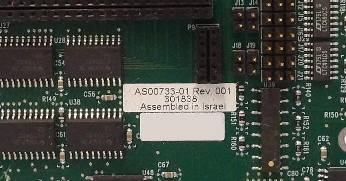 Used AMAT AS00733-01 I/O Expansion PCB Card 0090-00223 0100-00372 No Face Plate