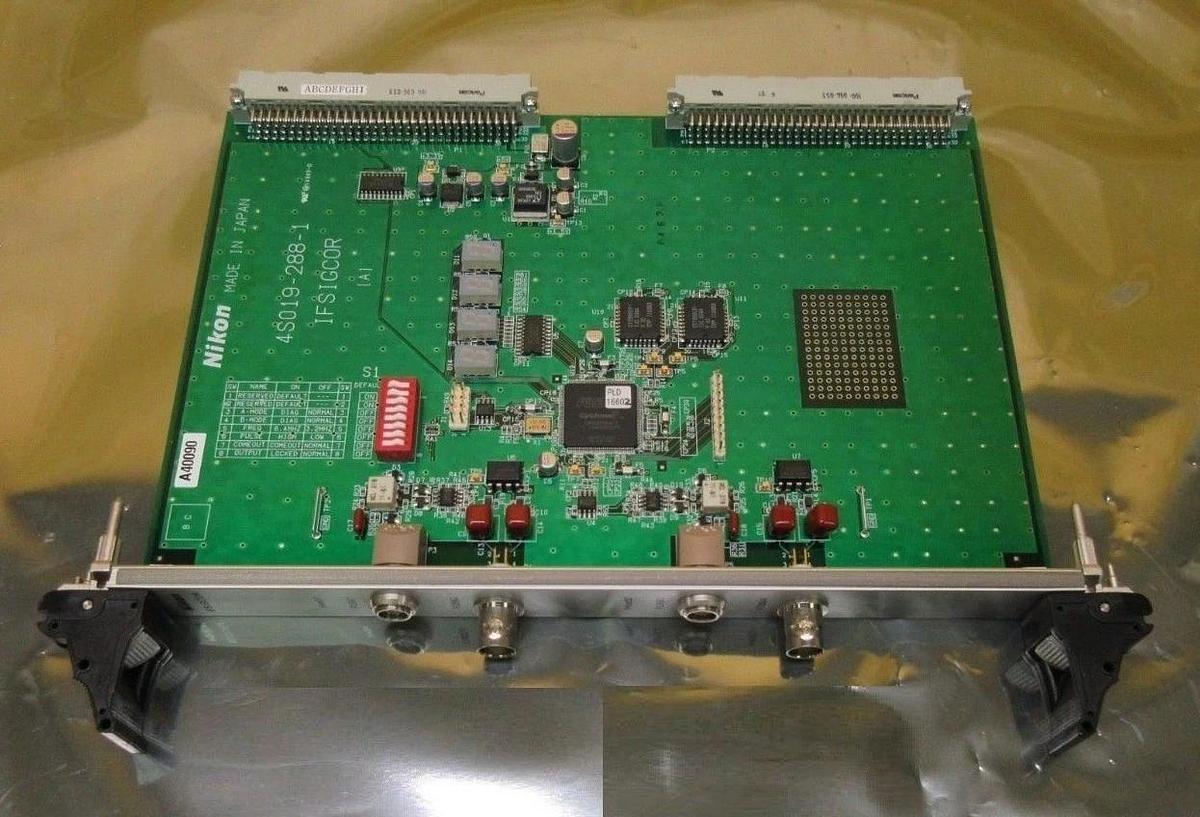 Used Nikon Precision 4S019-288-1 Processor PCB Card IFSIGCOR NSR Series Working