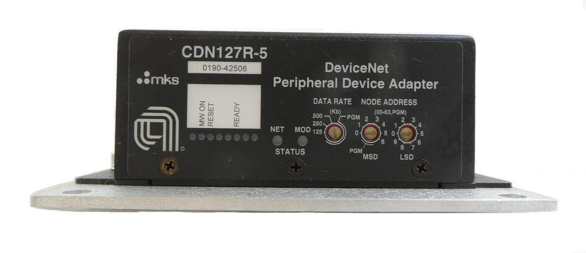 Used MKS Instruments CDN127R-5 Peripheral Device Adapter AMAT 0190-42506 Working
