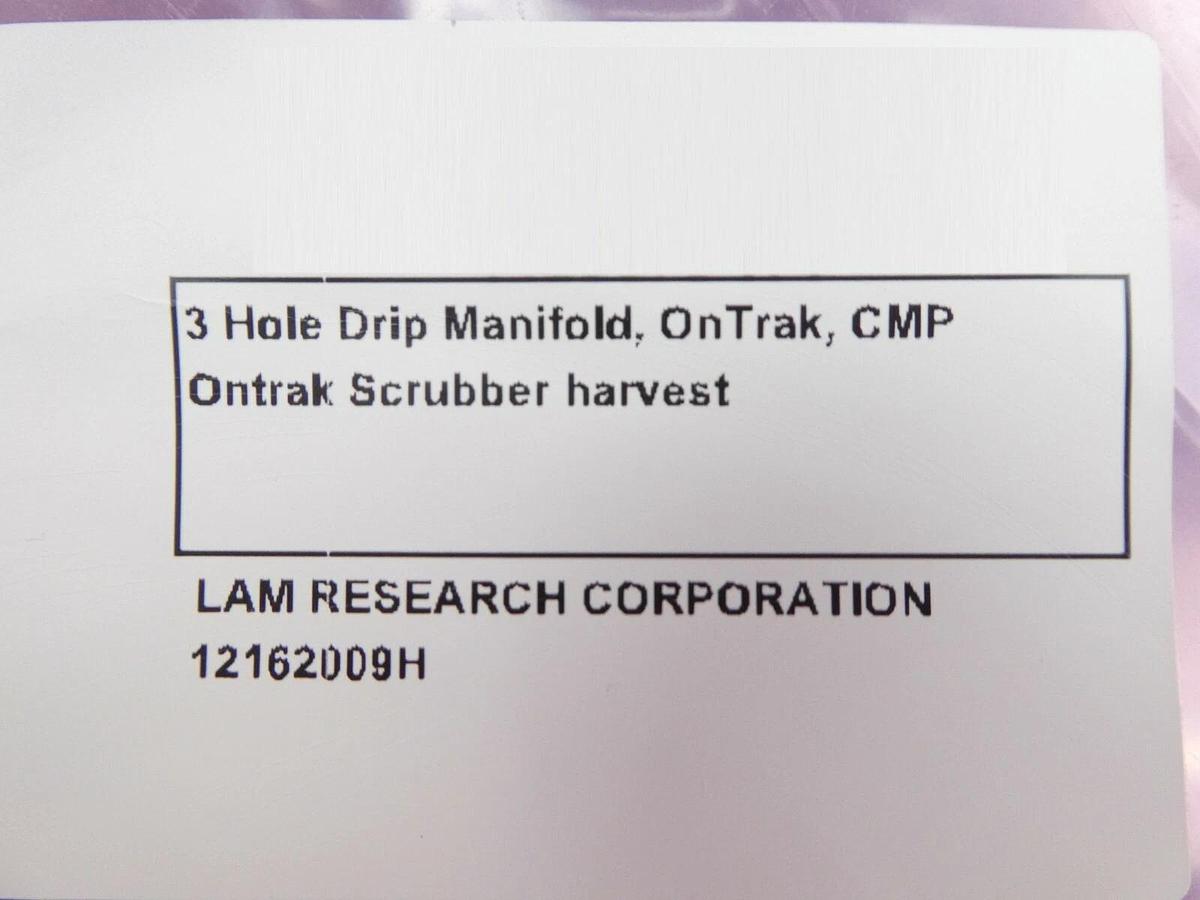 Used Lam Research 12162009H 3 Hole Drip Manifold OnTrak Lot of 2 Working Surplus