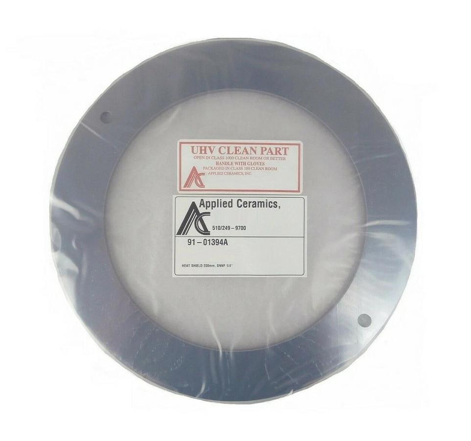 Applied Ceramics 91-01394A Heat Shield 300mm SNNF 1/4" New Surplus