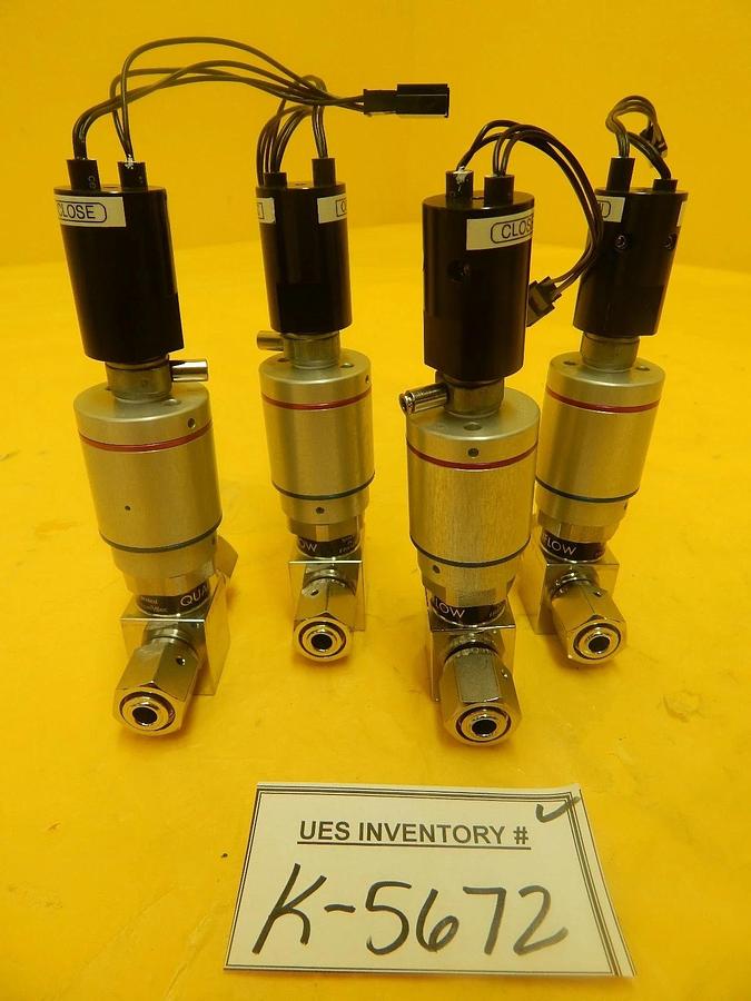 Used Qualiflow 03M04 F HF Series On Off Valve Lot of 4 ASM Epsilon 3000 Used Working