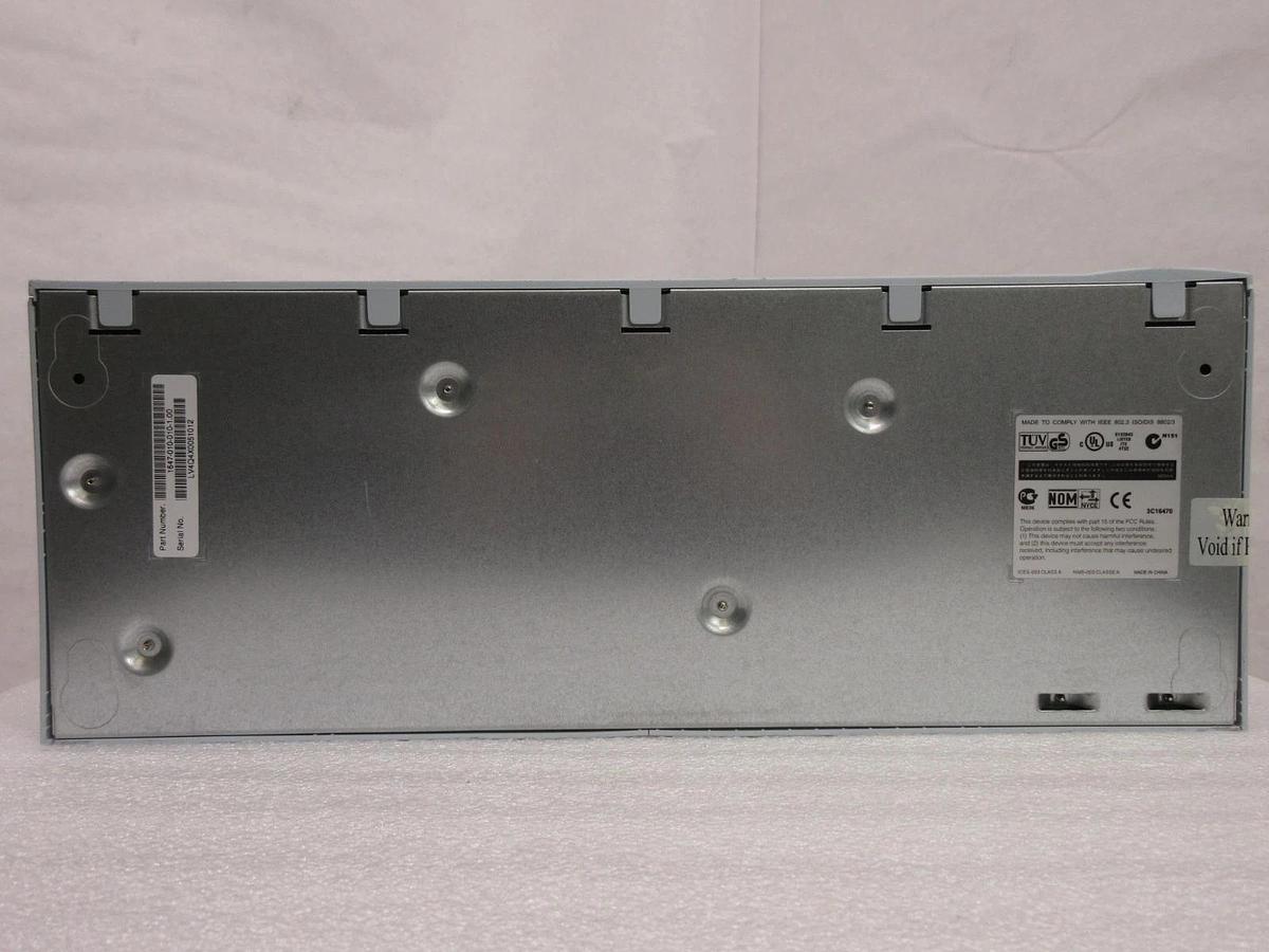 Used 3Com 1647-010-010-1.00 Baseline Switch 2016 3C16470 AMAT Quantum X Used Working