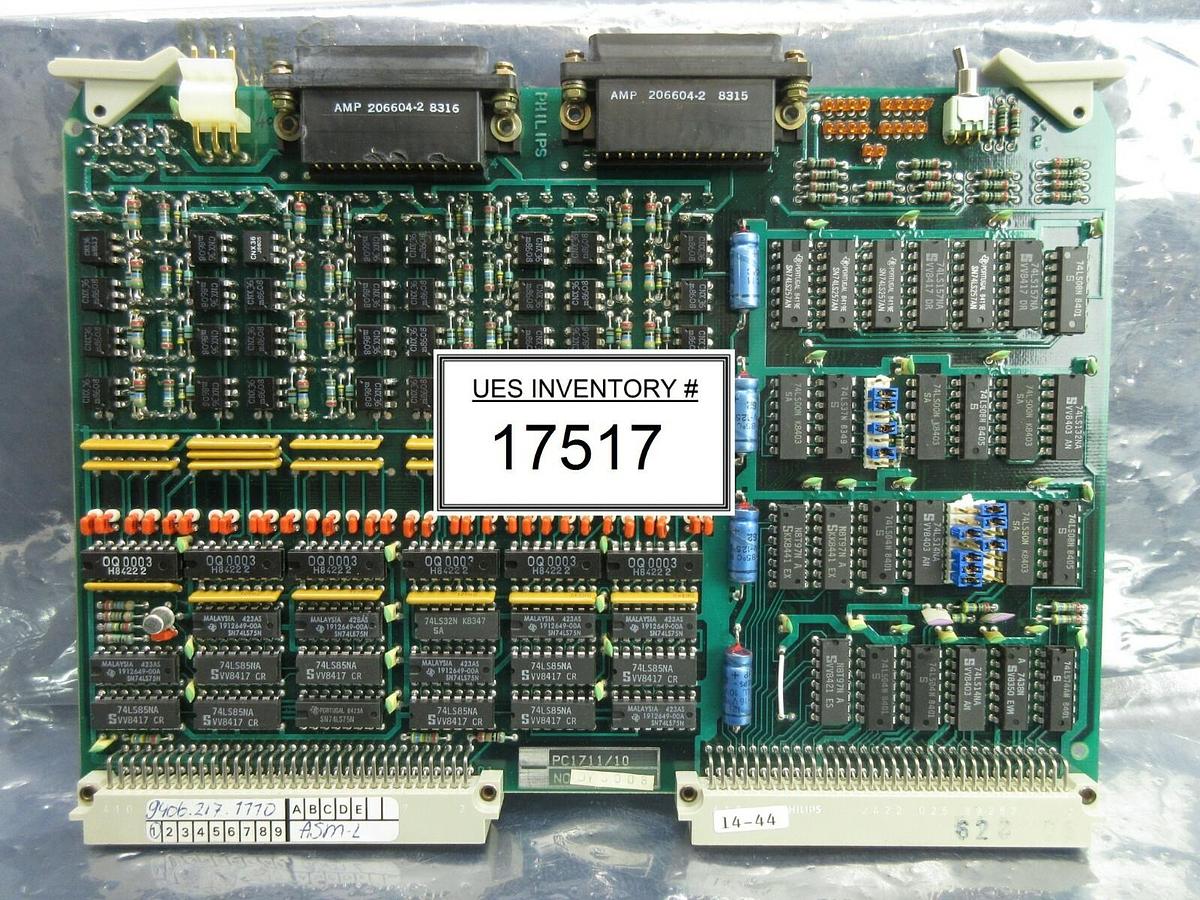 Used Philips PC1711/10 Processor PCB Card ASML 9406.217.1110 PAS 5000/2500 Used