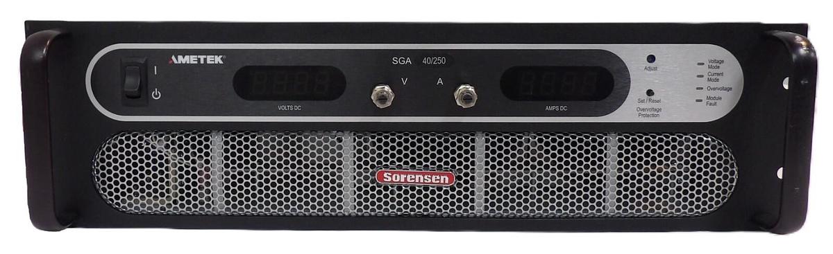 Used Sorensen SGA40X250E-2JAA 10kW DC Power Supply SGA 40/250 Damaged As-Is