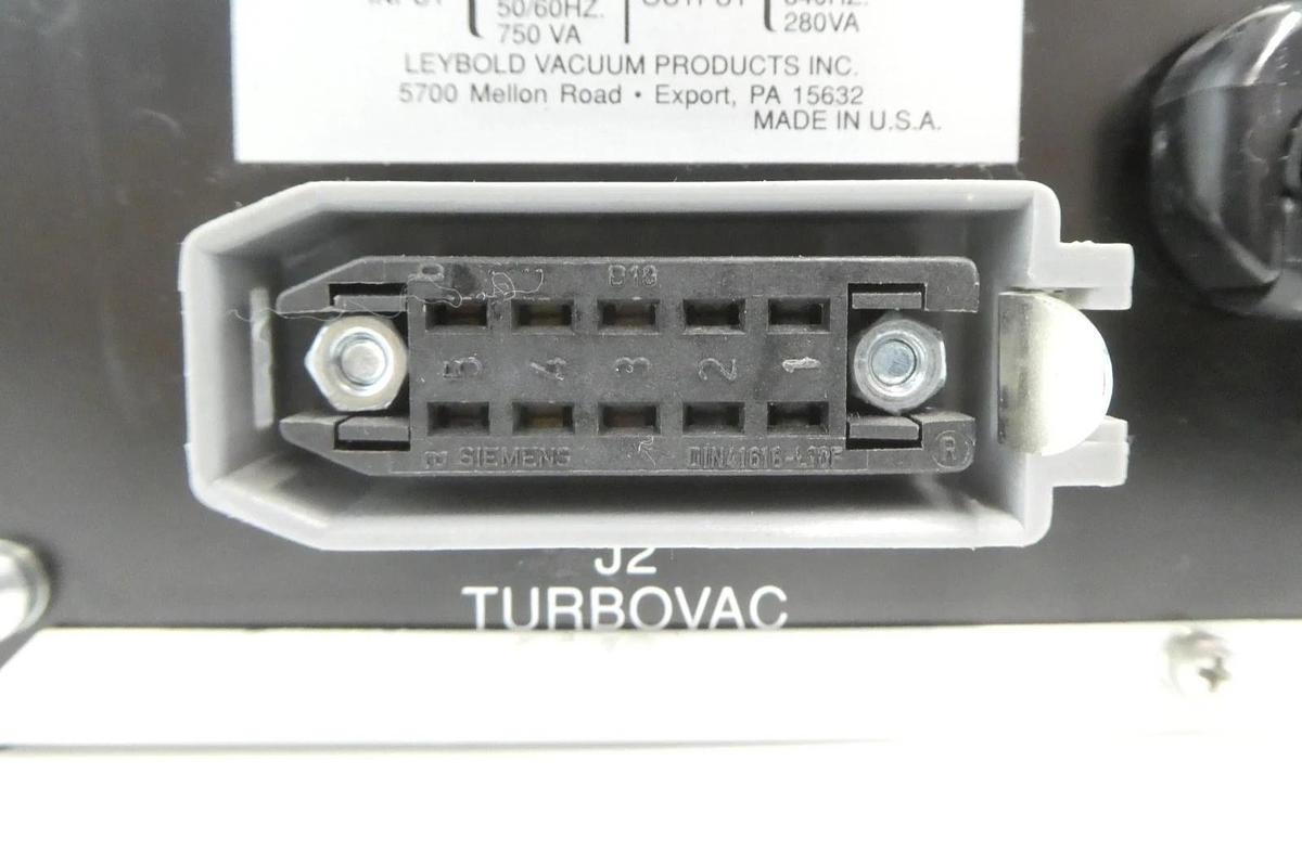 Used TURBOTRONIK NT 150/360 Leybold 85472-5 Turbomolecular Pump Controller Turbo