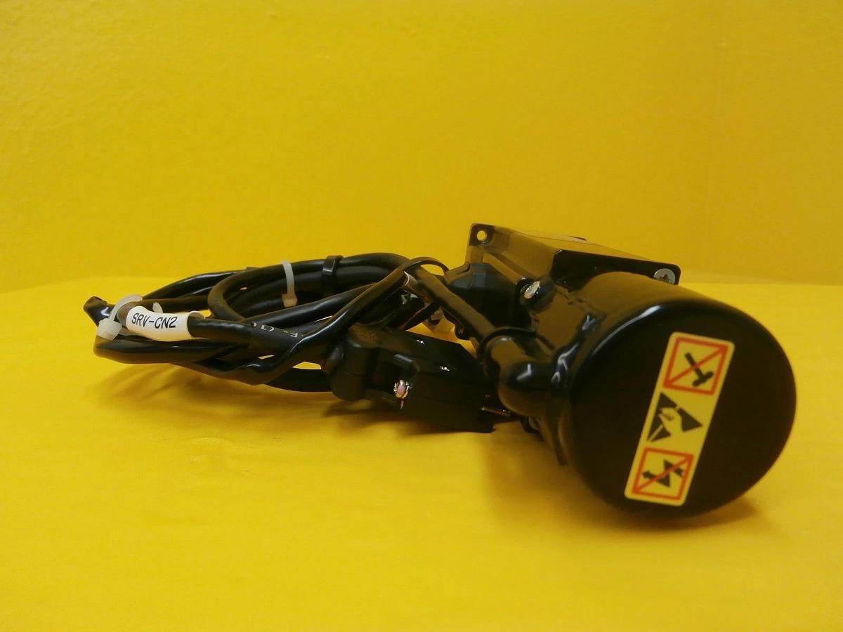 Used Sanyo Denki P50B04005JCP00 AC Servo Motor SANMOTION P Used Working