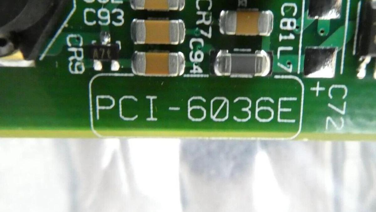 Used National Instruments 187857D-01 Multifunction I/O PCB Card PCI-6036E Working