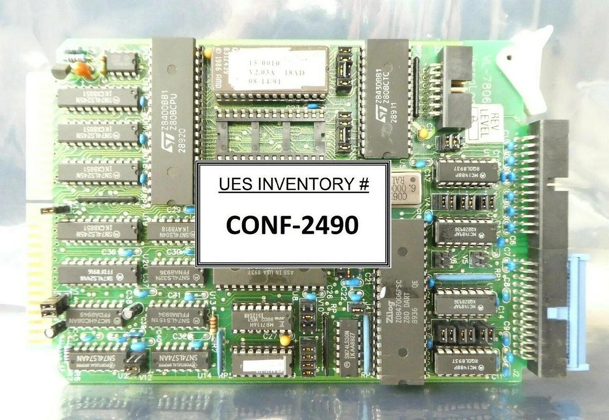 Used VersaLogic VL-7806d Processor PCB Card KLA-Tencor 15-0010 Working Surplus