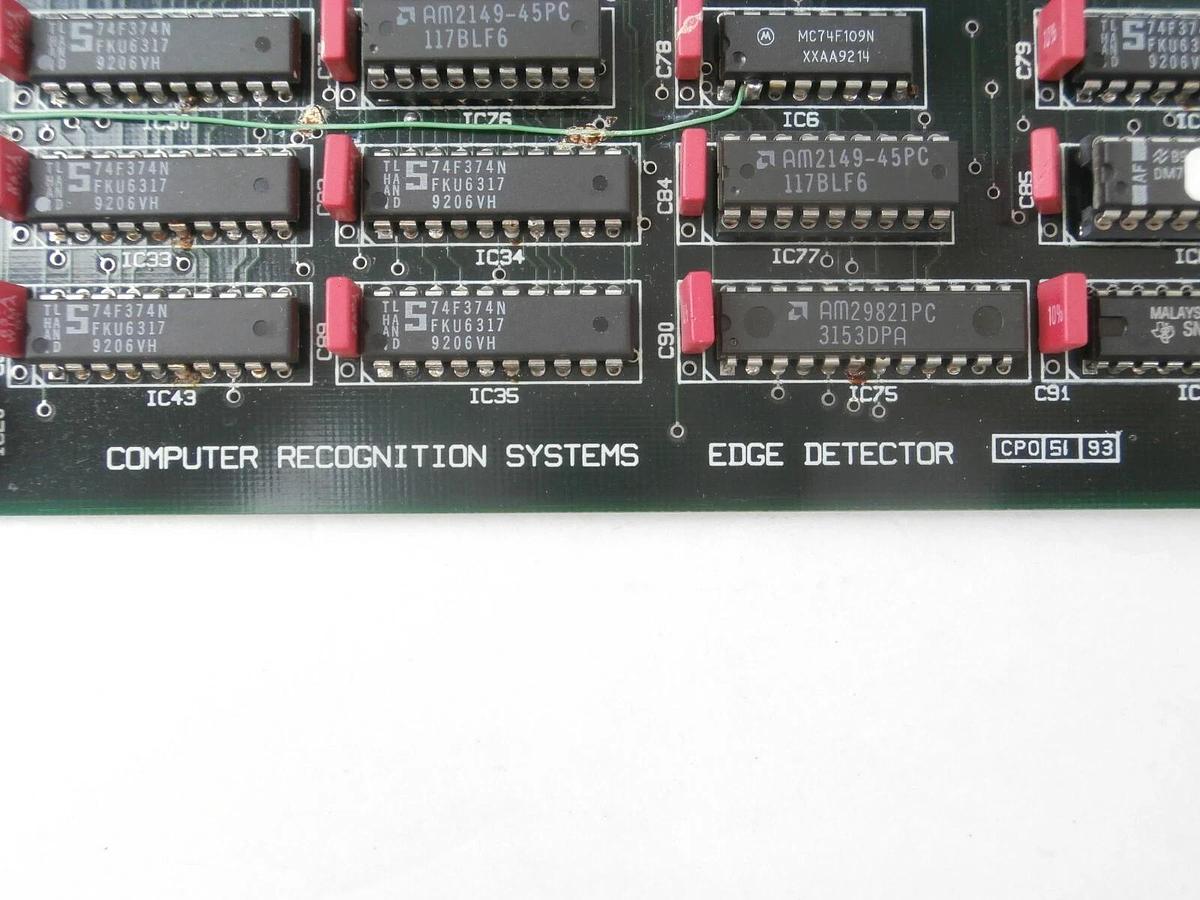 Used Computer Recognition Systems 8843 Edge Detector PCB Card Bio-Rad Q5 Working