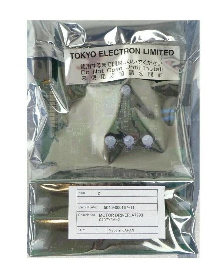 TEL Tokyo Electron 5086-423847-11 Motor Driver Assembly #30 A7793-0407Y3A-2 New