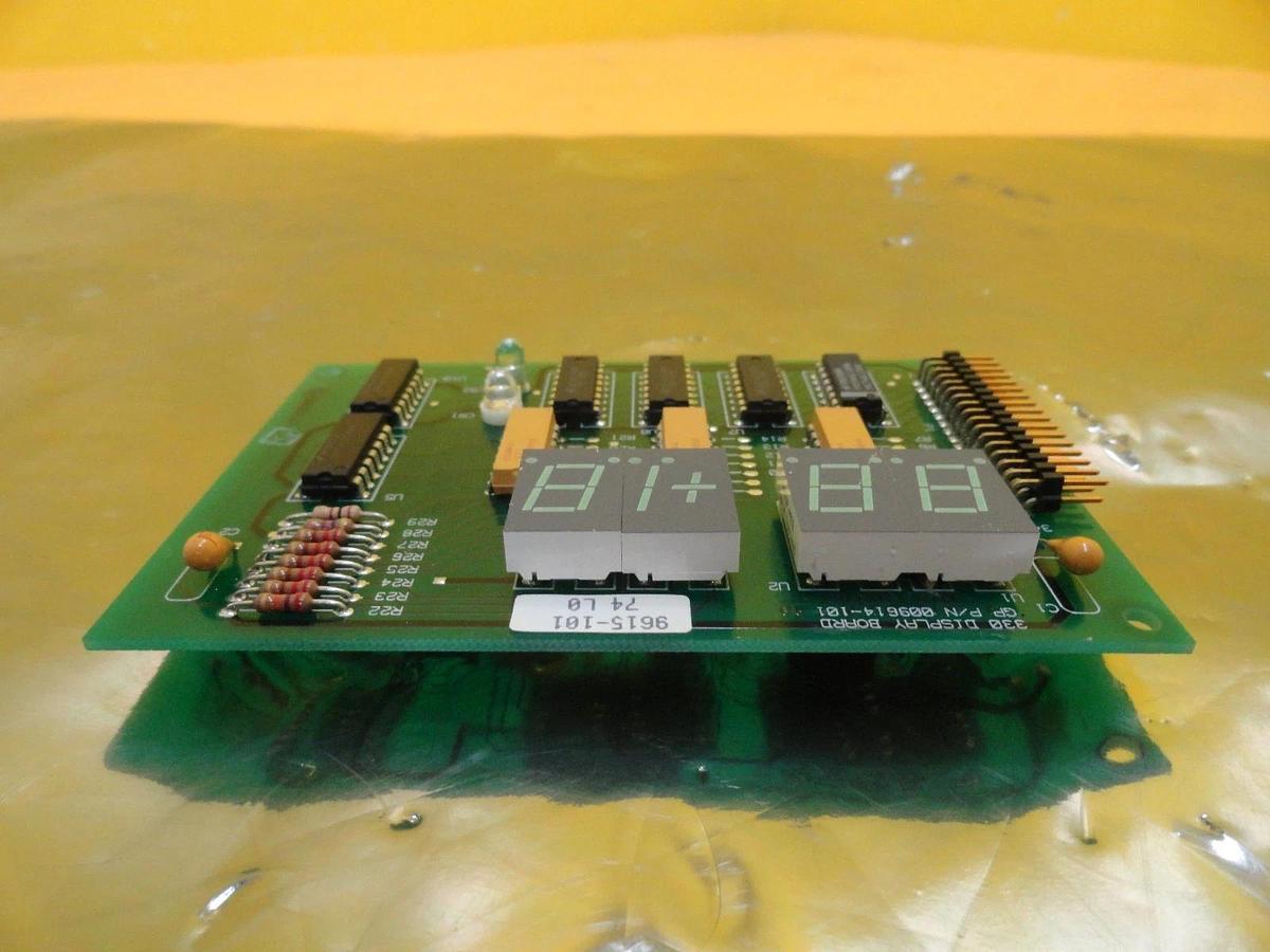 Used Granville-Phillips 009614-101 330 Display Board PCB 9615-101 Used Working