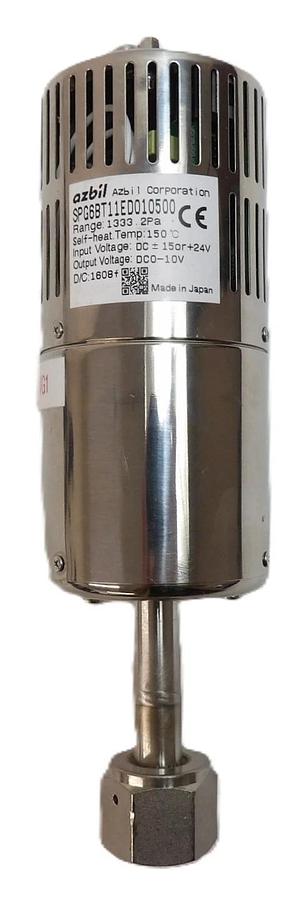 Used Azbil SPG6BT11ED010500 Capacitance Diaphragm Vacuum Gauge 1333.2Pa Working