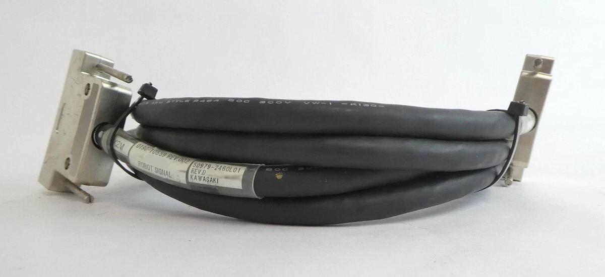 Used Kawasaki 50979-2460L01 Wafer Handling Robot Signal Cable AMAT 0190-10559 Working