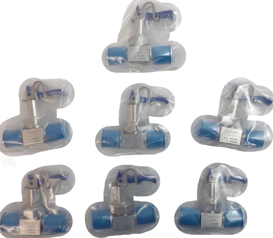 Swagelok 6LV-DTFR4-P-BL Diaphragm Toggle Valve Reseller Lot of 7 New Surplus