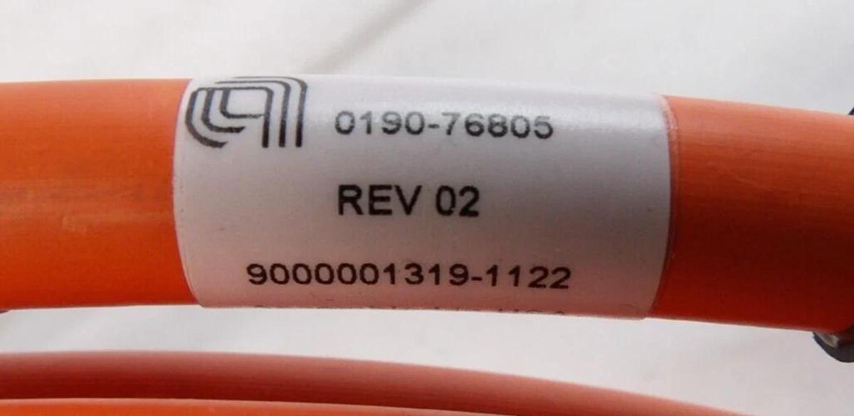 Used AMAT Applied Materials 0190-76805 Wafer Bias Pedestal Cable Lot of 2 Working