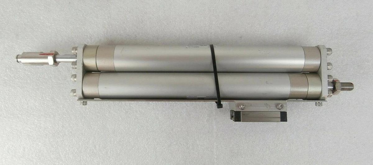 Used CKD SCM-00-25B175-P7 Load Port Pneumatic Rail TEL 3D80-001147-V6 Lot of 2 Spare