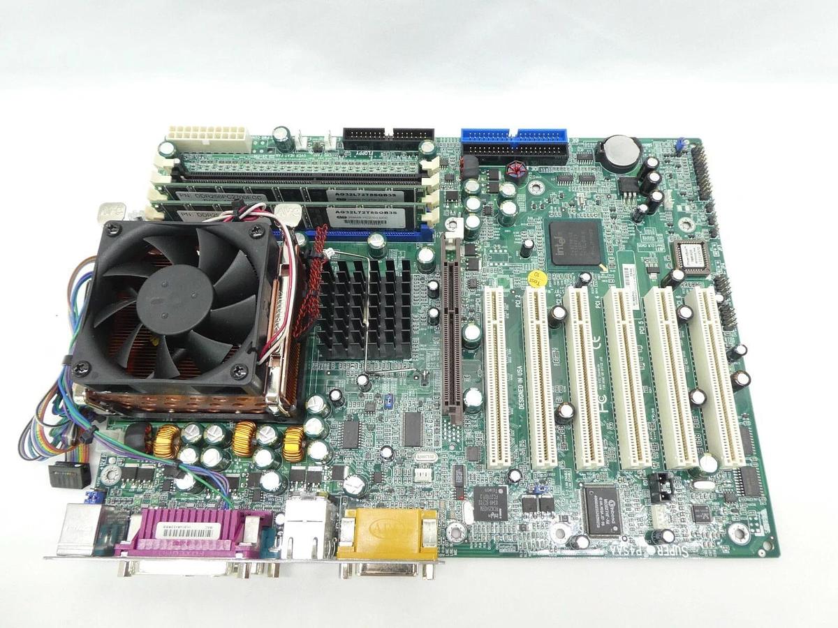 Used SuperMicro MBD-SM-P4SAA Motherboard PCB P4SAA Therma-Wave 30-135777 Working