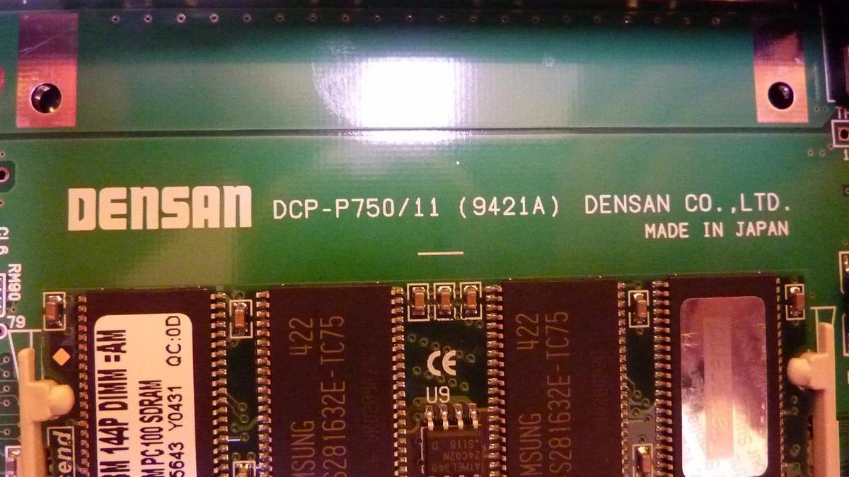 Used Densan DCP-P750/11 SBC Single Board Computer VME PCB Card TEL Lithius Working