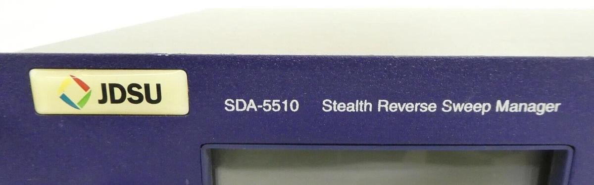 Used JDSU SDA-5510 Stealth Reverse Sweep Manager Analyzer Wavetek Working Surplus