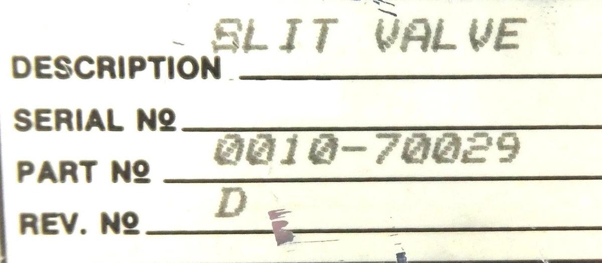 Used AMAT Applied Materials 0010-70029 CVD Chamber Slit Valve P5000 Working Surplus