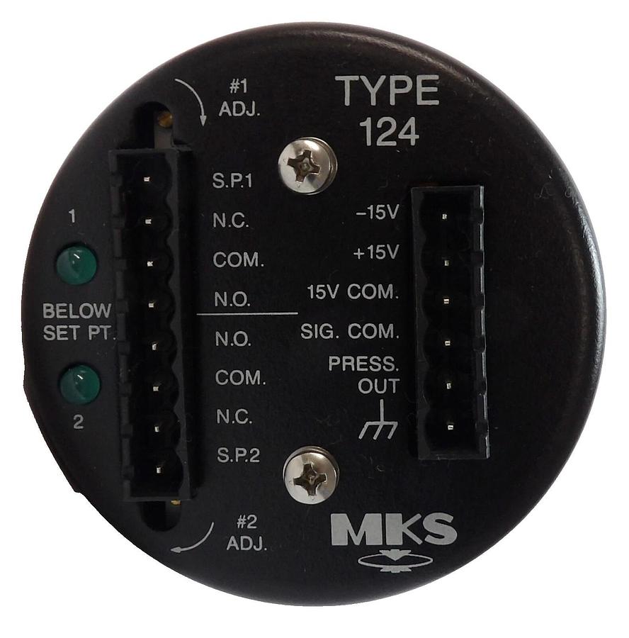 Used MKS Instruments 124AA-00010BB Baratron Type 124 10 TORR Working Spare