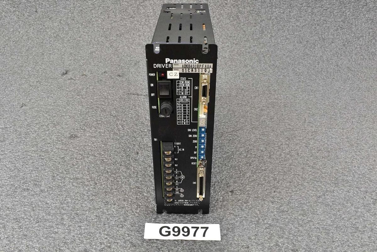 Used Panasonic ADKB400BPFADA Motor Driver (CZ)
