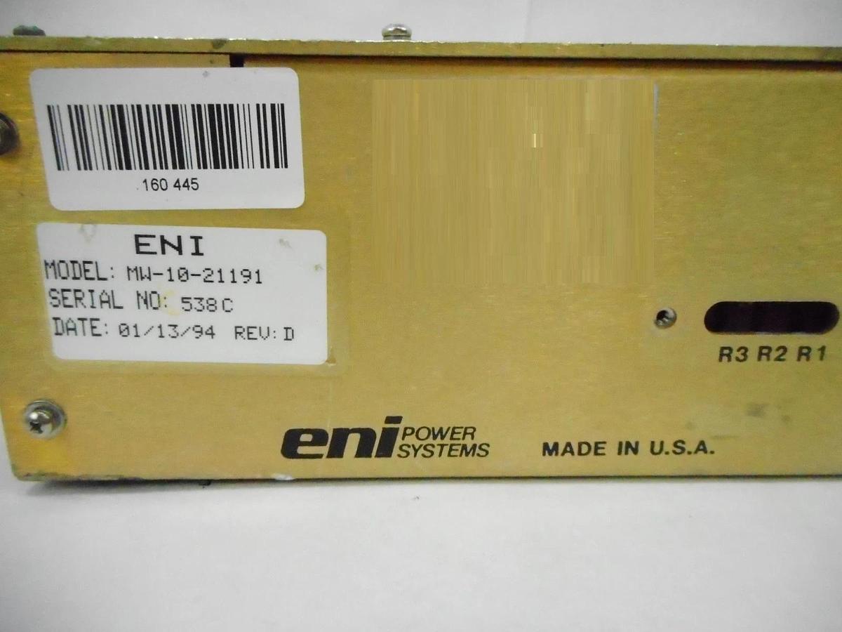 Used ENI Power Systems MW-10-21191 Matchwork Control Unit As-Is