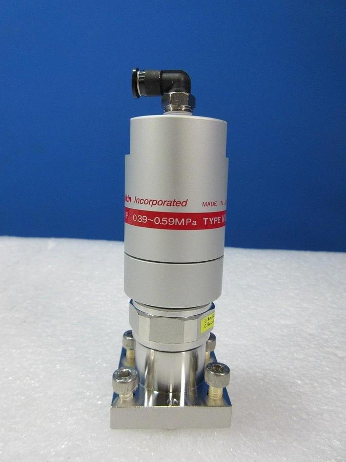 Used Fujikin 467000 Type NC Diaphragm Valve 0.39~0.59MPa 2 Port C-Seal Lot of 15 Used