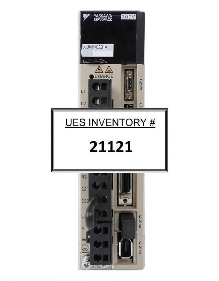 Used Yaskawa Electric SGDV-R70A01AY845AB Servo Driver SERVOPACK TEL Lithius Working
