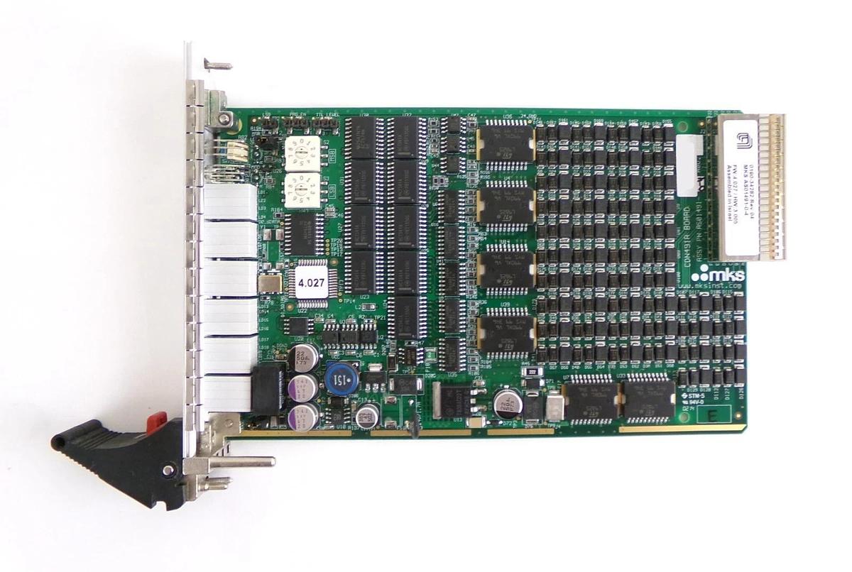 Used MKS Instruments AS01491-0-4 PCB Card CDN491R AMAT 0190-34282 Lot of 2 Working