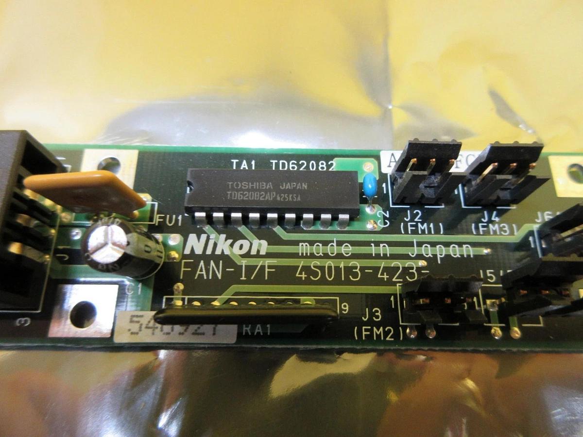 Used Nikon Precision 4S013-423 Interface Board PCB FAN-I/F NSR Series Working