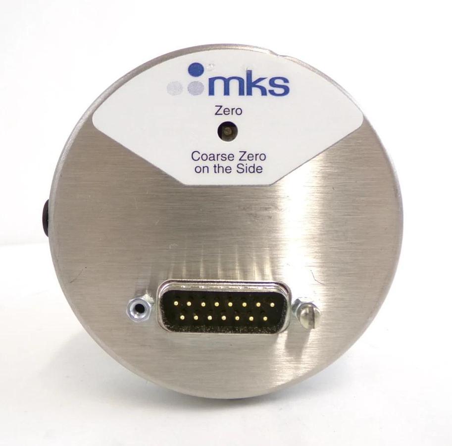 Used MKS Instruments 627D12TBC1B Baratron Pressure Transducer Dented Surplus