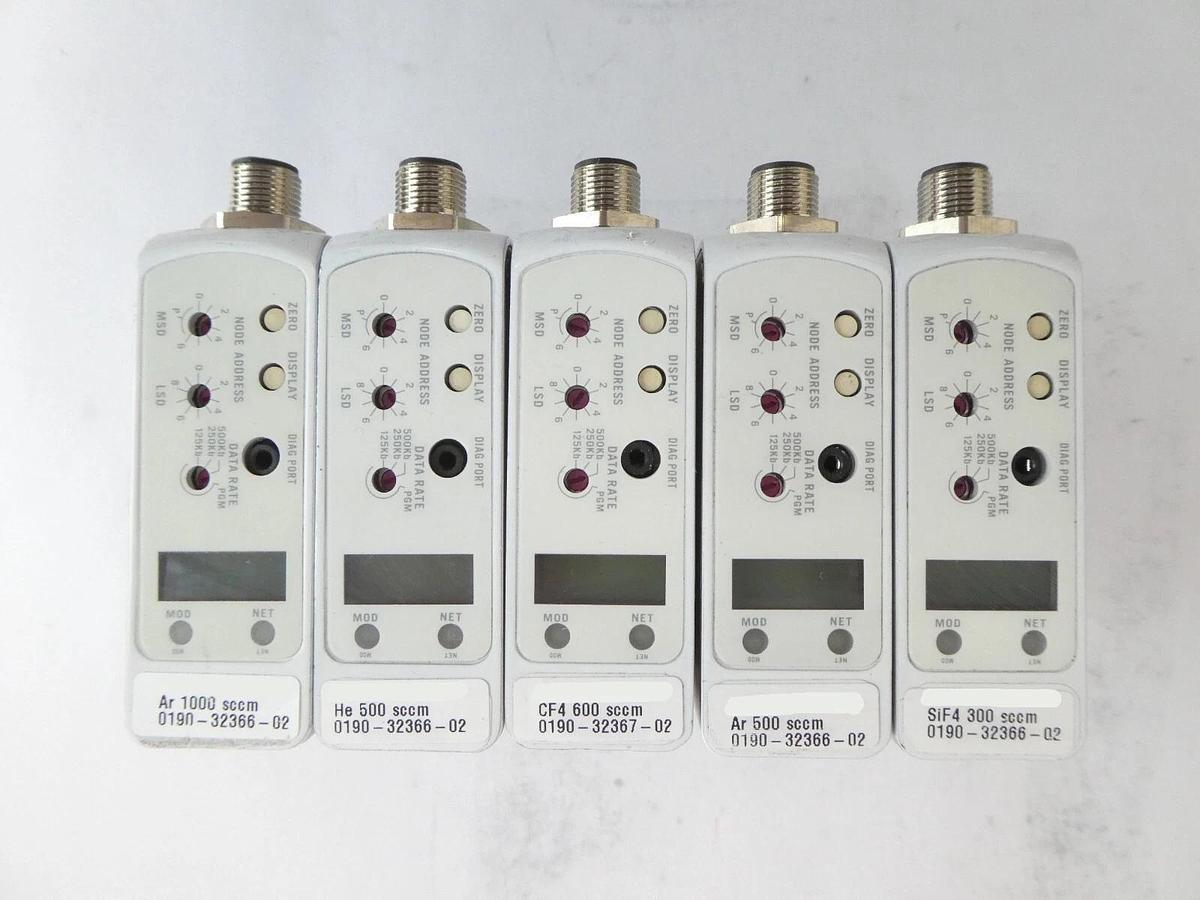 Used Brooks Instrument GF125C Mass Flow Controller MFC Reseller Lot of 16 Working