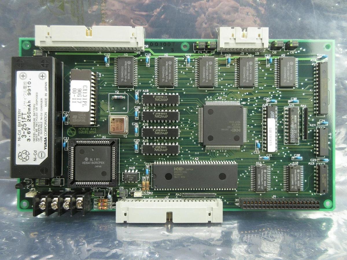 Used Kokusai Electric D2E01309A Processor CPU Board PCB MCPU3 Verton III Used Working