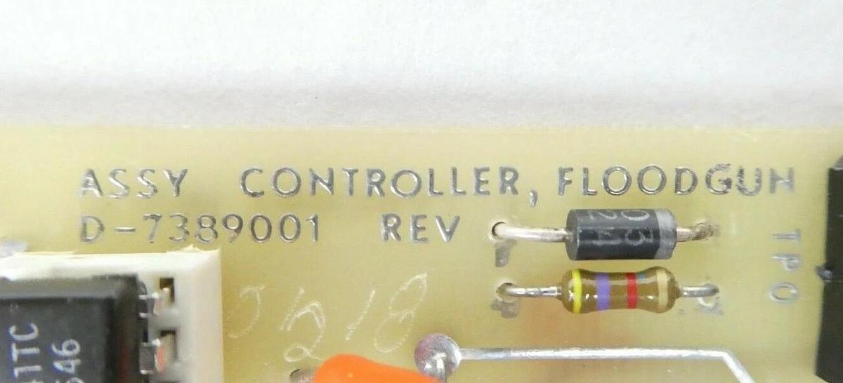 Used Varian Semiconductor VSEA D7389001 Floodgun Controller PCB Card D-7389001 Spare