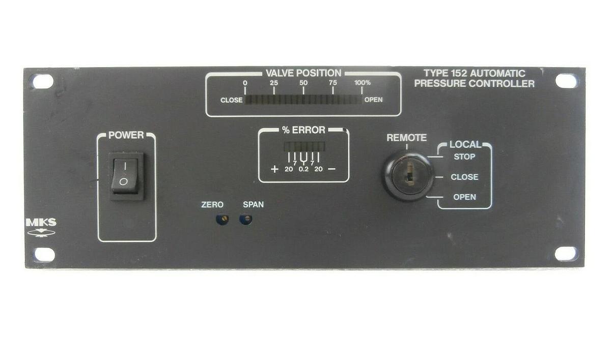 Used MKS Instruments 152H-P0 Automatic Pressure Controller Type 152 Working Surplus