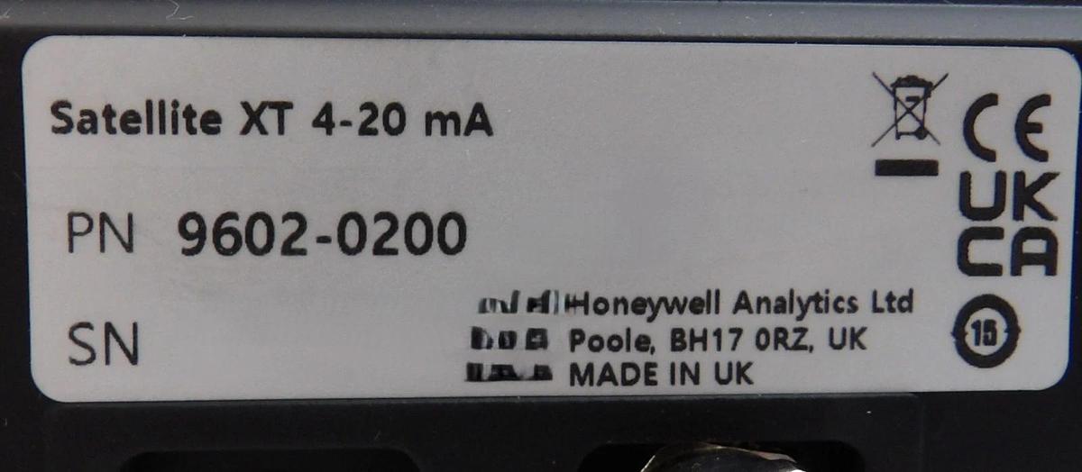 Honeywell 9602-0200 Gas Detector MST Satellite XT 4-20mA New Surplus