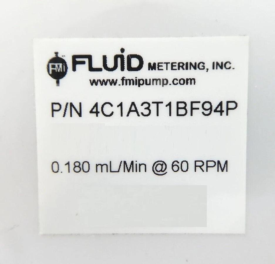 Used Fluid Metering 4C1A3T1BF94P Fluid Metering Assembly AB Sciex SelexION Working