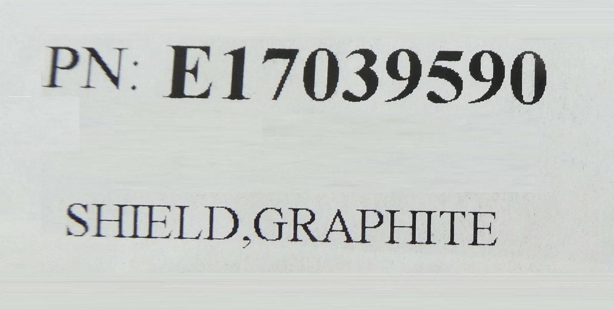 Varian Semiconductor Equipment E17039590 Graphite Shield VSEA New Surplus