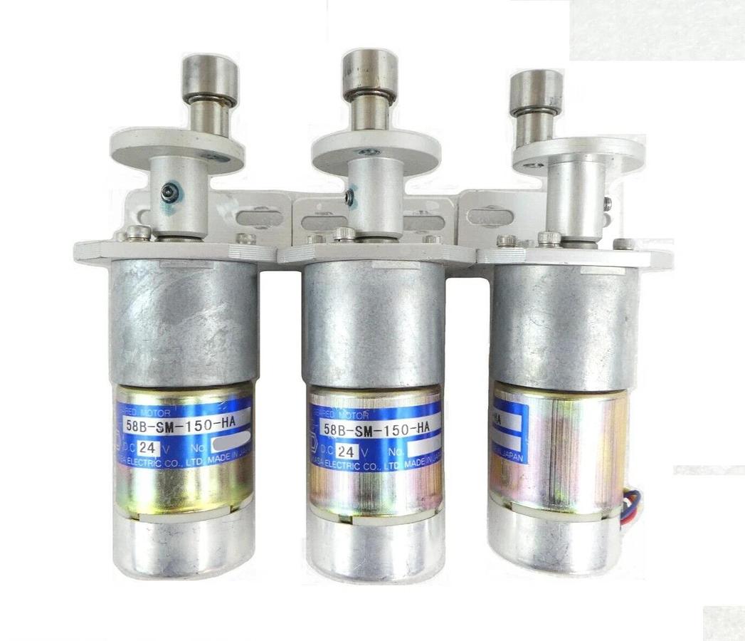 Used Tsukasa Electric 58B-SM150-HA DC Geared Motor Reseller Lot of 3 Working Surplus