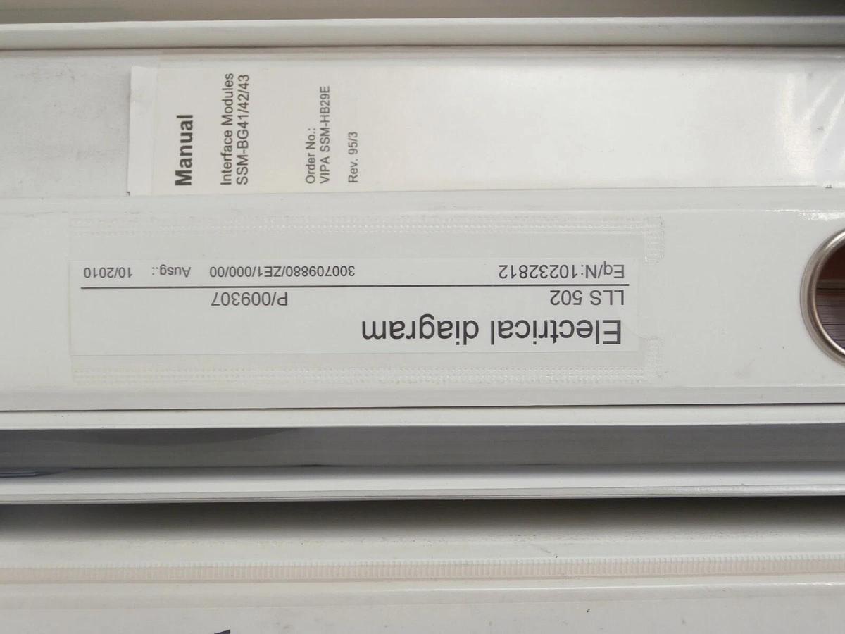 Used Balzers Manual Set Unaxis LLS 502 Load Block Metal Film PVD Sputtering System