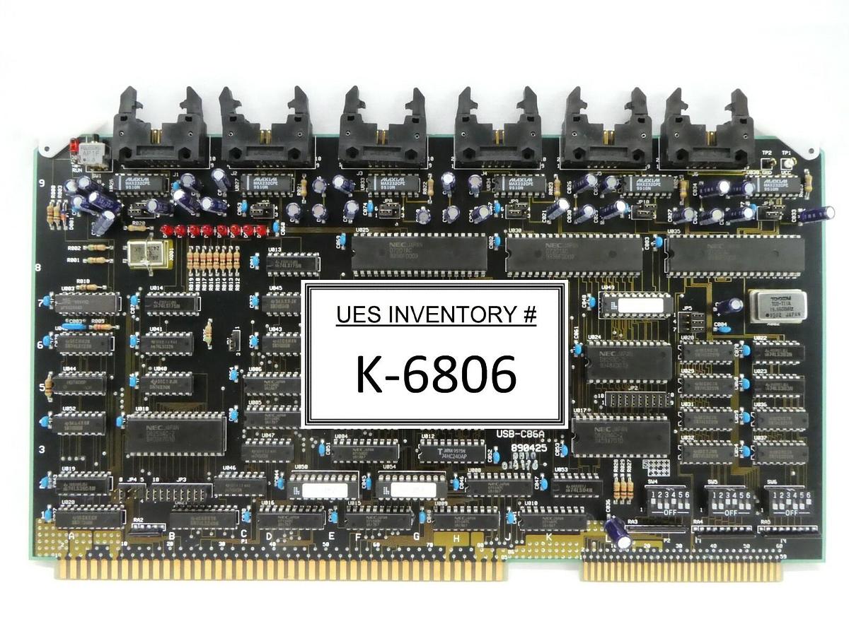 Used Ushio 890425 USB-C86A PCB Card A101 9510 SVG 90S DUV Lithography Working Spare