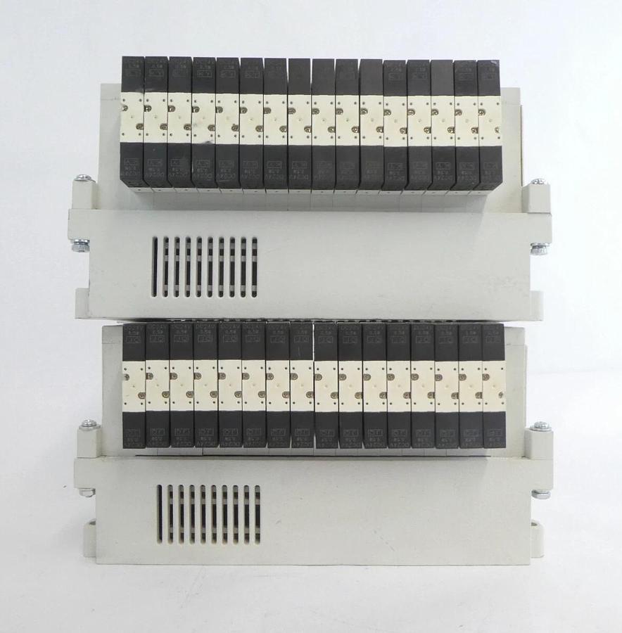 Used SMC VV5Q11 16-Port Pneumatic Manifold Reseller Lot of 4 Working Surplus