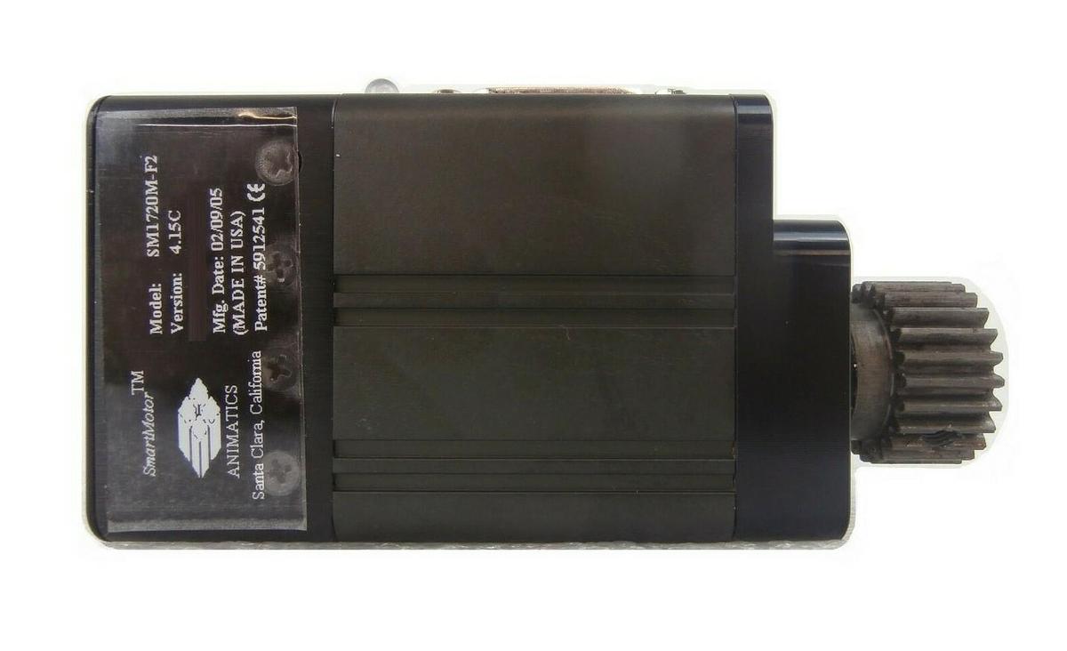 Used Animatics SM1702M-F2 Integrated Drive SmartMotor 4.15C Moog Working Surplus