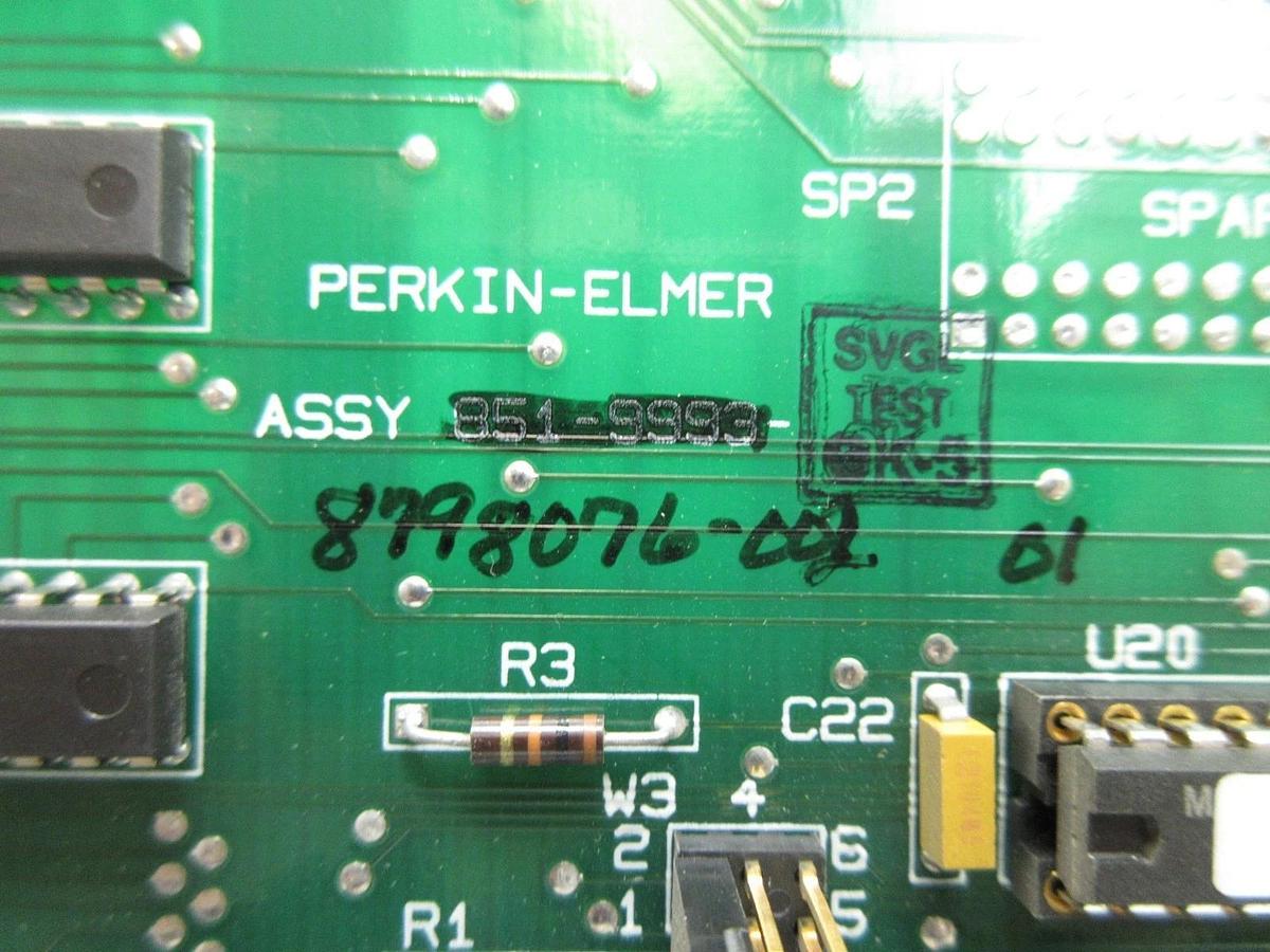Used Perkin-Elmer 851-9993 Processor PCB Card SVG 879-8079-002 90S Used Working