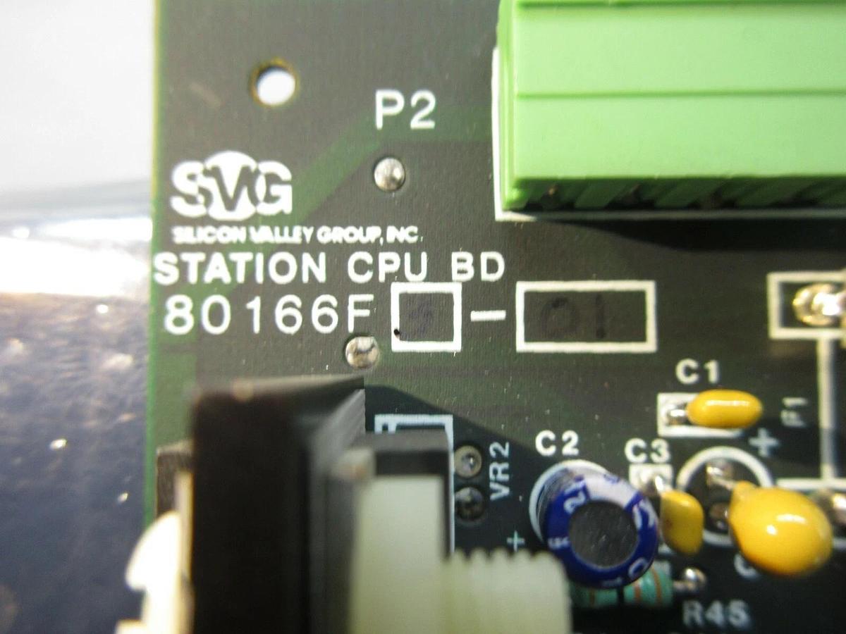 Used SVG Silicon Valley Group 80166F3-01 VP Station Processor CPU PCB Card Used