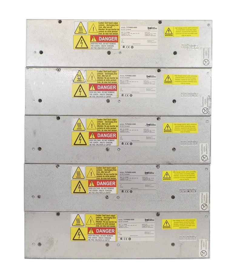 Used Bel TCP4000-H090 Power Supply 4000W AC-DC Converter Reseller Lot of 5 Surplus