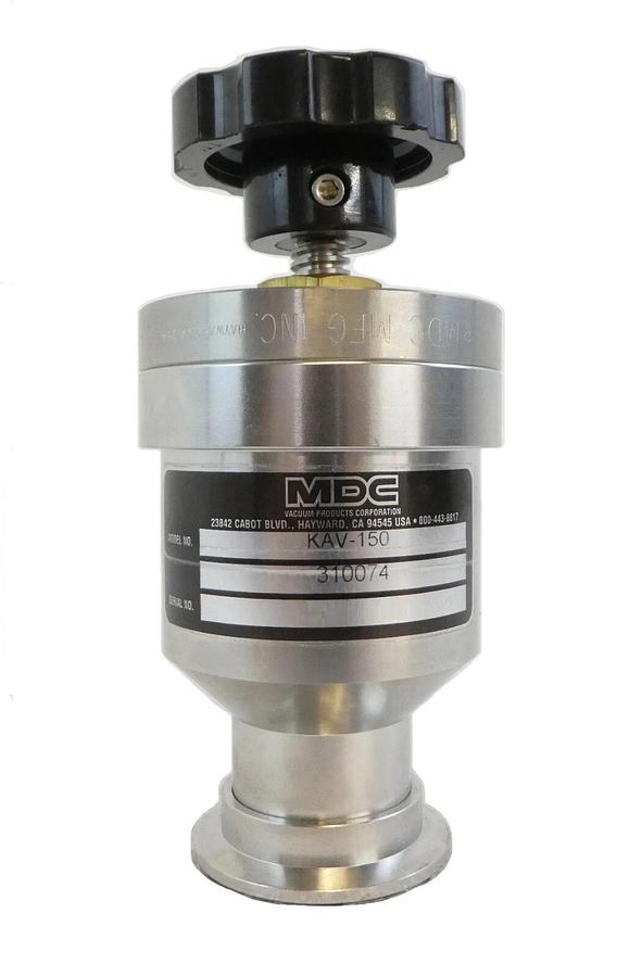 Used MDC Vacuum Products KAV-150 Manual Right Angle Valve 310074 AMAT Working Surplus
